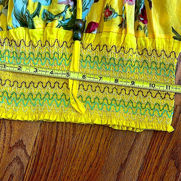 🌼🟣NWOTFlirtyDressORSkirt Vibrant Colors Crochet Top Hem High/Low S:L/XL Pristine - Picture 7 of 10